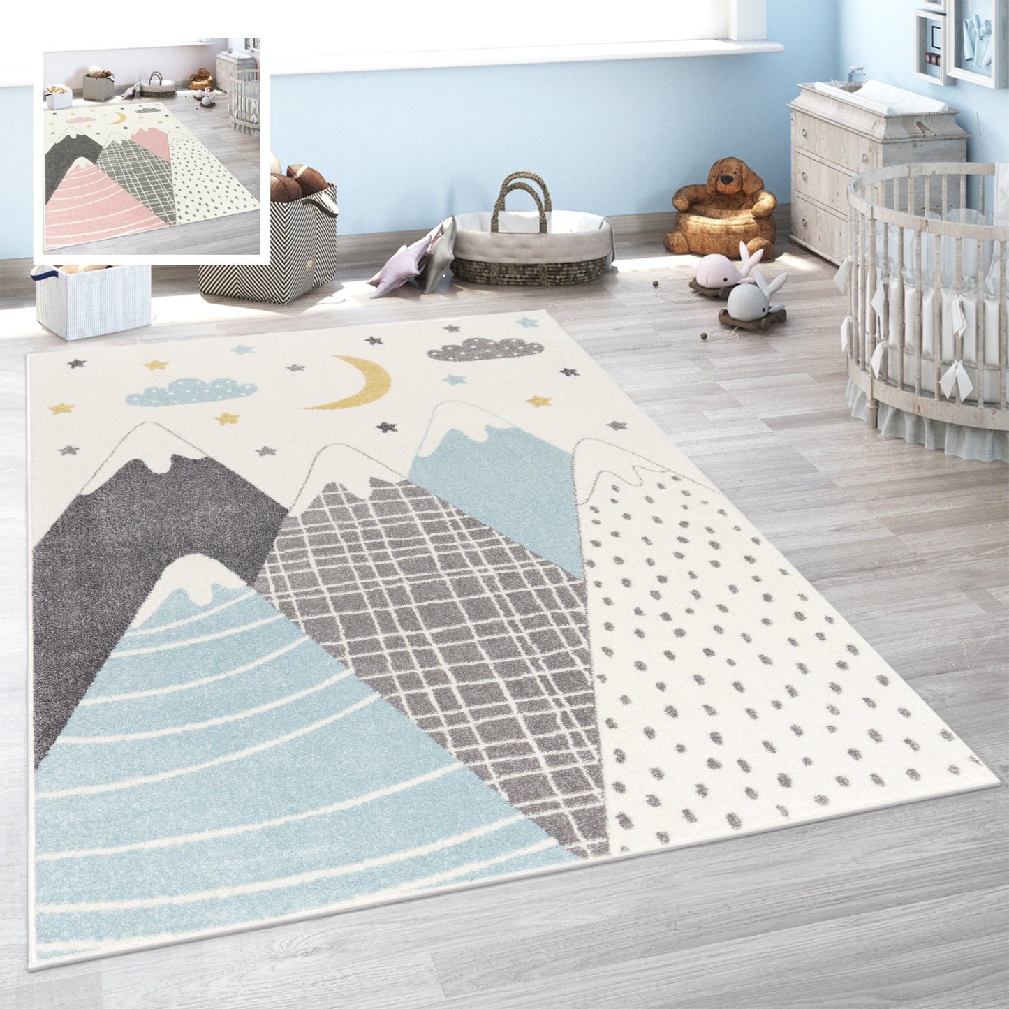 Mountains & Dreamy Sky Rug