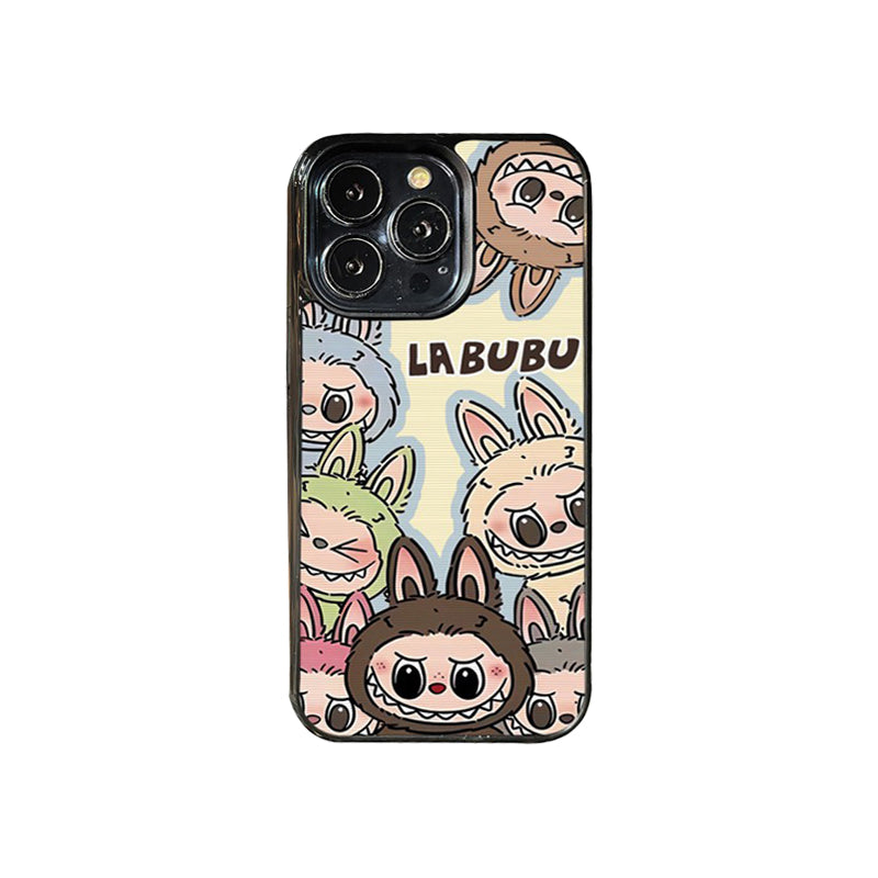 Double Trouble Magnetic 3D Flip Image Labubu Phone Case-1