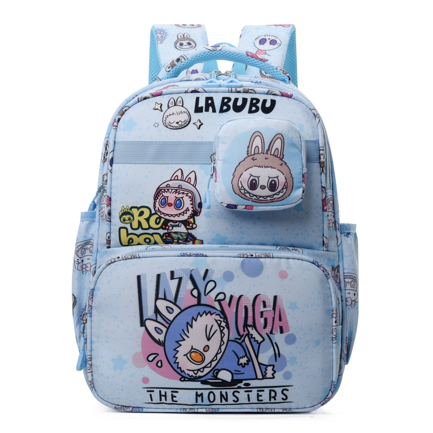 Everyday Is a Happy Day Labubu Kids Backpack-1