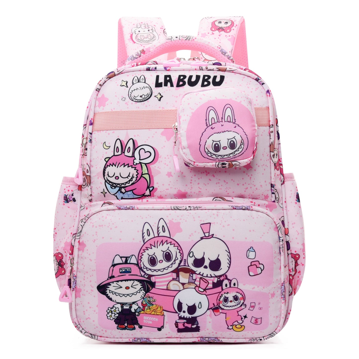 Everyday Is a Happy Day Labubu Kids Backpack-3