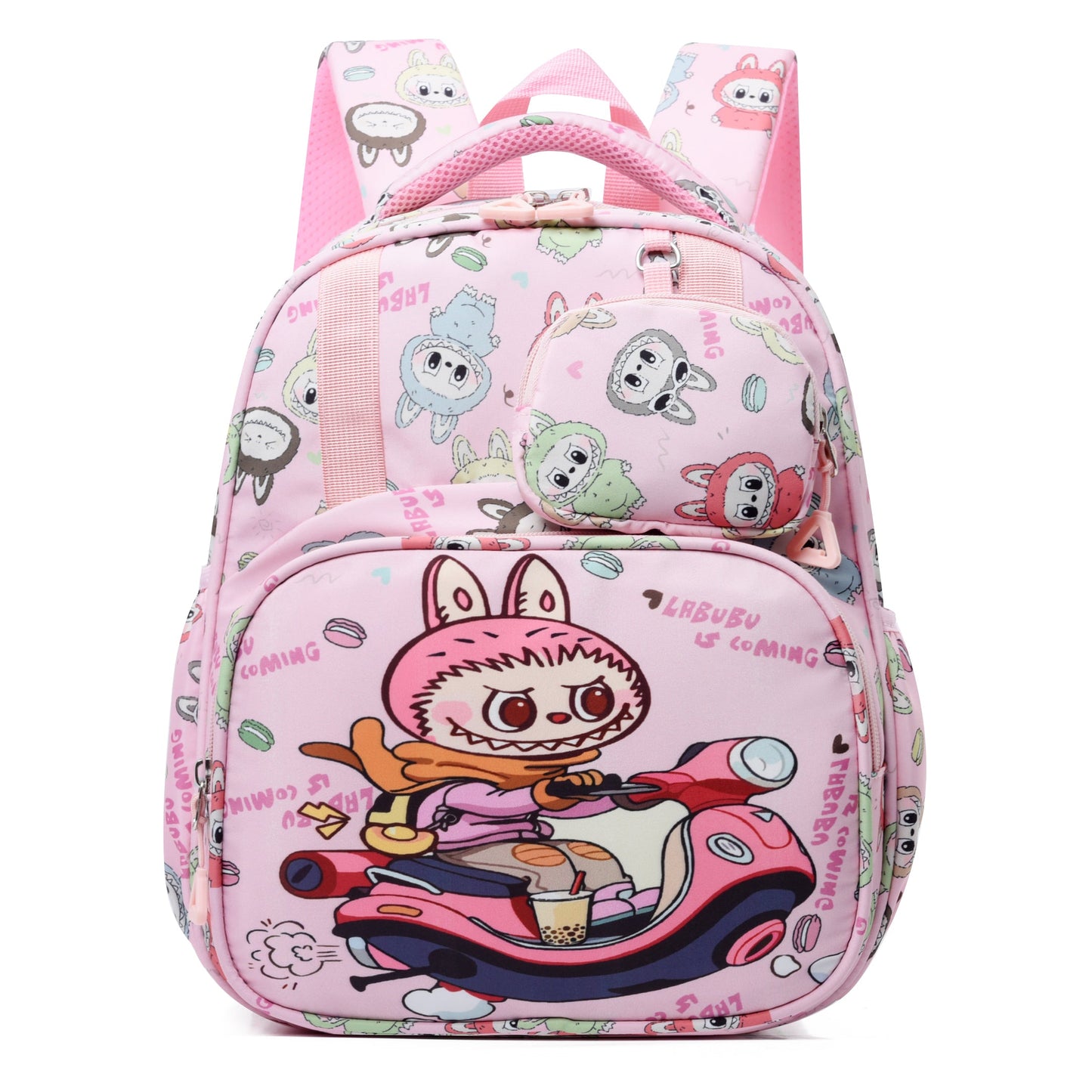 Stay With Me Labubu Kids Backpack-3