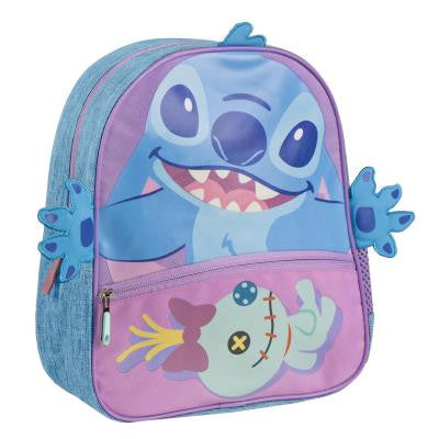 Disney Stitch 3D Padded Small Kids Backpack-0