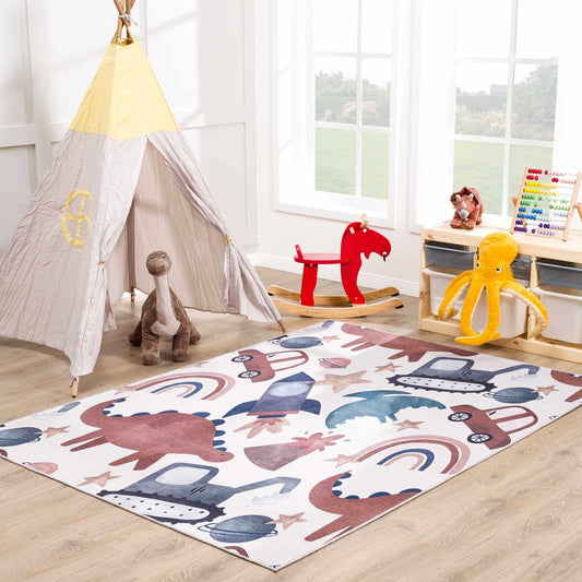 Libra Rainbow Washable Rug