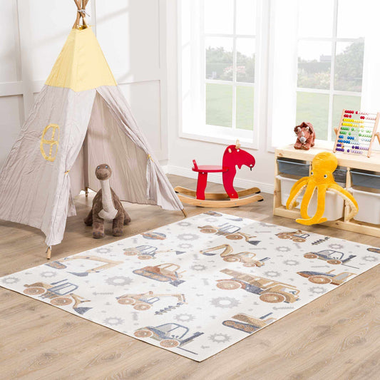 Construction Washable Rug