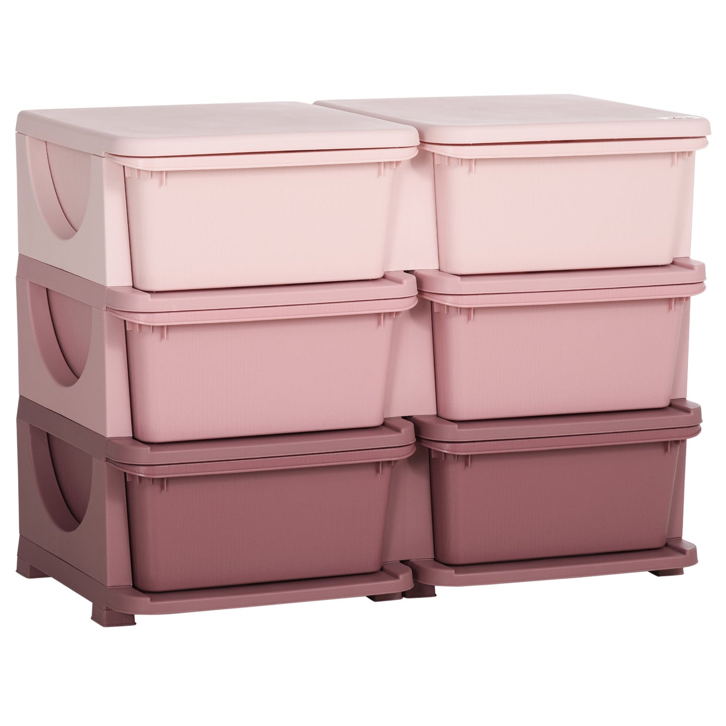 Pink Toy Storage Organizer Dresser Tower