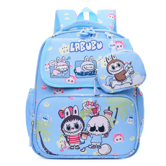 Double Trouble Labubu Kids Backpack-0