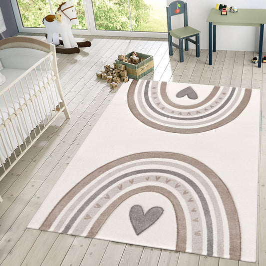 Cosmo Rainbow & Hearts in Cream