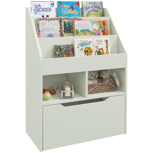 Green Bookshelf Storage Drawer
