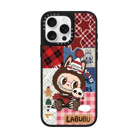 Labubu Cozy Patchwork Phone Case-0