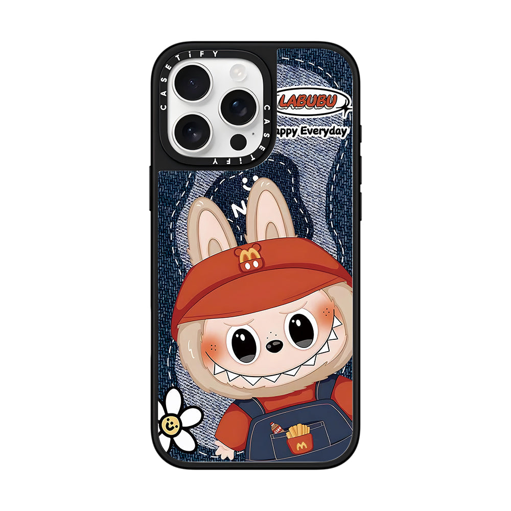 Labubu I love McNuggets Phone Case-0