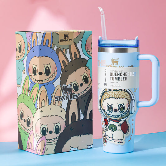Stanley x Labubu Winter Blue Quencher H2O Tumbler [Limited Edition]-0